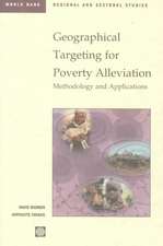 Geographical Targeting for Poverty Alleviation: Methodology and Applications