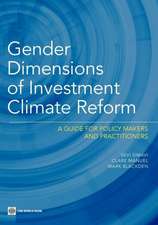 Gender Dimensions of Investment Climate Reform