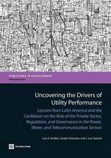 Uncovering the Drivers of Utility Performance: Lessons from Latin America and the Caribbean on the Role of the Private Sector, Regulation, and Governa