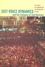 Exit-Voice Dynamics and the Collapse of East Germany