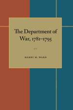 The Department of War, 1781–1795