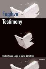 Fugitive Testimony – On the Visual Logic of Slave Narratives