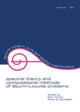 Spectral Theory & Computational Methods of Sturm-Liouville Problems: Theory and Applications