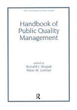 Handbook of Public Quality Management