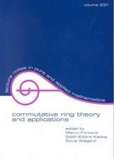 Commutative Ring Theory and Applications