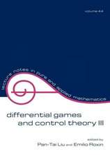 Differential Games and Control Theory Iii: Proceedings of the Third Kingston Conference