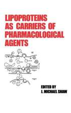 Lipoproteins as Carriers of Pharmacological Agents