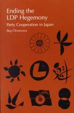 Ending the Ldp Hegemony: Party Cooperation in Japan