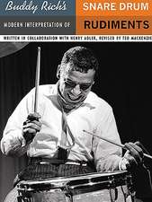 Buddy Rich's Modern Interpretation of Snare Drum Rudiments