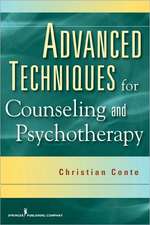 Advanced Techniques for Counseling and Psychotherapy