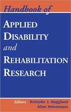 Handbook of Applied Disability and Rehabilitation Research