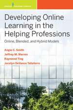 Developing Online Learning in the Helping Professions