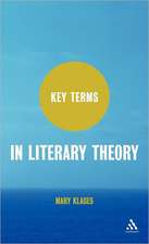 Key Terms in Literary Theory