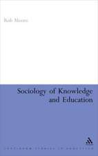 Sociology of Knowledge and Education