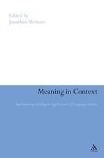 Meaning in Context