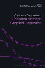 Continuum Companion to Research Methods in Applied Linguistics