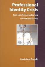 Professional Identity Crisis: Race, Class, Gender, and Success at Professional Schools