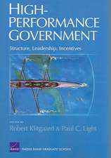 High-Performance Government