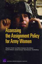 Assessing the Assignment Policy for Army Women