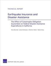 Earthquake Insurance and Disaster Assistance