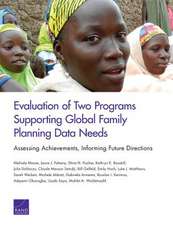 Evaluation of Two Programs Supporting Global Family Planning Data Needs