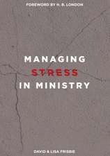 Managing Stress in Ministry