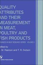 Quality Attributes and Their Measurement in Meat, Poultry and Fish Products