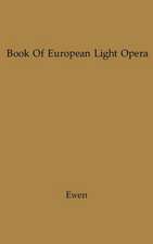 The Book of European Light Opera