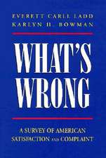 What's Wrong?: A Survey of American Satisfaction and Complaint