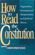 How to Read the Constitution