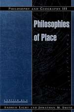 Philosophy and Geography III