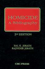 Homicide: A Bibliography, Second Edition