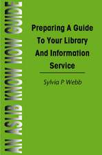 Preparing a Guide to your Library and Information Service