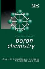 Contemporary Boron Chemistry