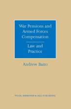 Bano, A: War Pensions and Armed Forces Compensation