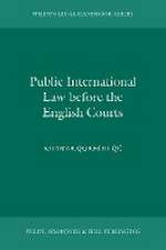 Public International Law before the English Courts