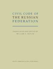 BUTLER, W: Civil Code of the Russian Federation