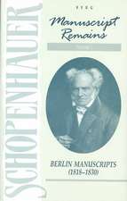 Manuscript Remains, Volume III: Berlin Manuscripts (1818-183)