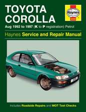 Toyota Corolla Petrol (Aug 92 – 97) Haynes Repai – 92–97