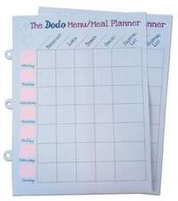 Jay, R: Dodo Pad Weekly Wipe-Clean Menu / Meal Planner