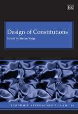 Design of Constitutions