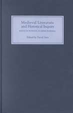 Medieval Literature and Historical Inquiry – Essays in Honor of Derek Pearsall