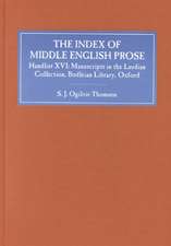 The Index of Middle English Prose – Handlist XVI – The Laudian Collection, Bodleian Library, Oxford