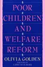 Poor Children and Welfare Reform