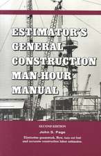 Estimator's General Construction Manhour Manual