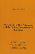 The Concept of First Philosophy and the Unity of the Metaphysics of Aristotle