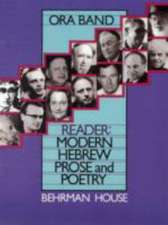 Reader: Modern Hebrew Prose and Poetry