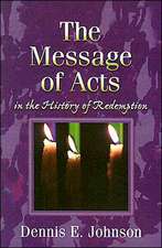 The Message of Acts in the History of Redemption