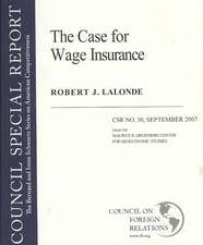 The Case for Wage Insurance