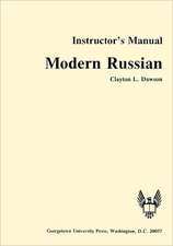 Modern Russian Instructor's Manual